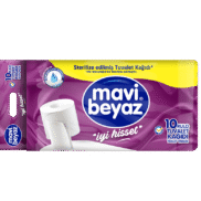 Mavi Beyaz Tuvalet Kağıdı 2 Katlı 10'Lu