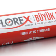 Tıbbi Atık Baskılı Büyük Boy Çöp Torbası C Katlama 60*85 cm