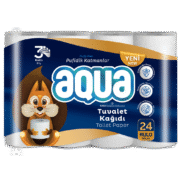 Aqua Tuvalet Kağıdı 3 Katlı 24’Lü