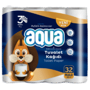 Aqua Tuvalet Kağıdı 3 Katlı 32'Li