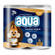 Aqua Bambulu Tuvalet Kağıdı 3 Katlı 8’Li