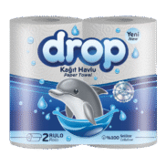 Drop Kağıt Havlu 2 Katlı 2 Rulo