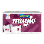 Süper Maylo Tuvalet Kağıdı 3 Katlı 16'Lı
