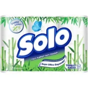 Solo Bambu Katkılı Tuvalet Kağıdı 2 Katlı 12'Li