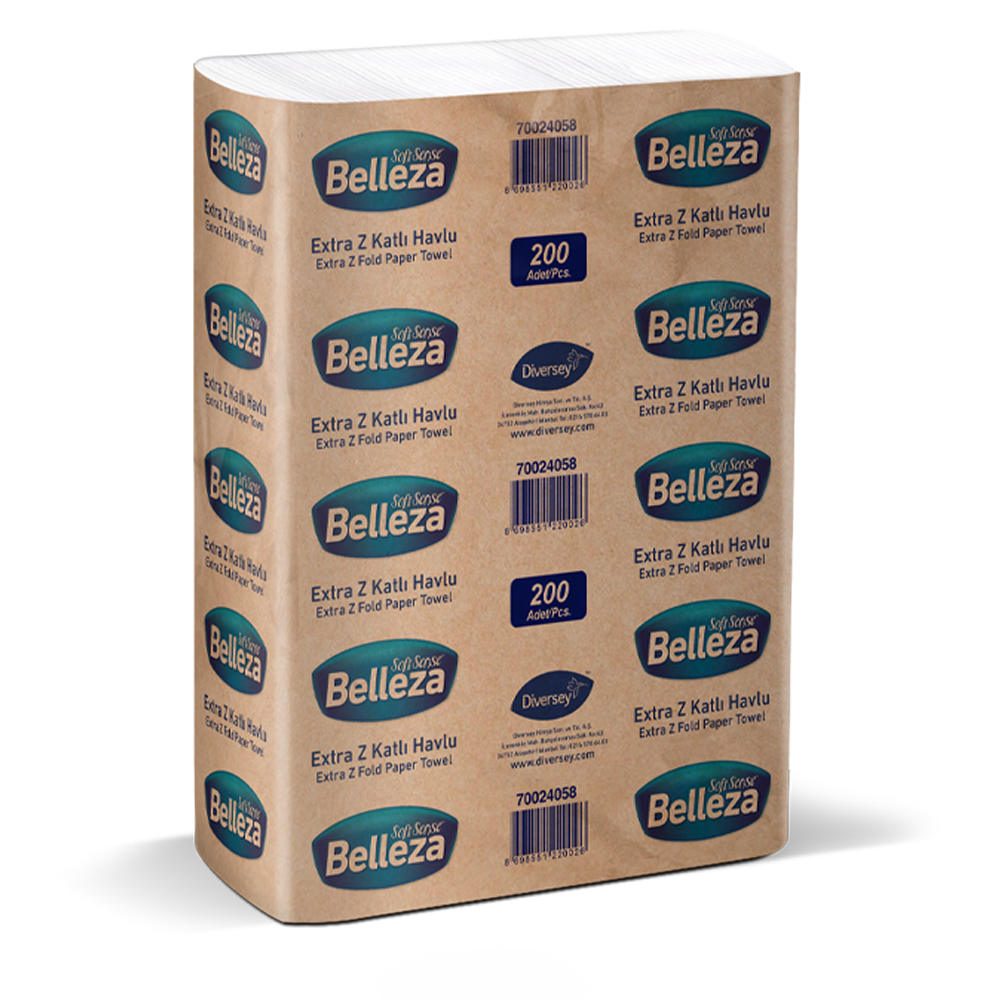 Belleza Extra Z Katlı Havlu 200'Lü