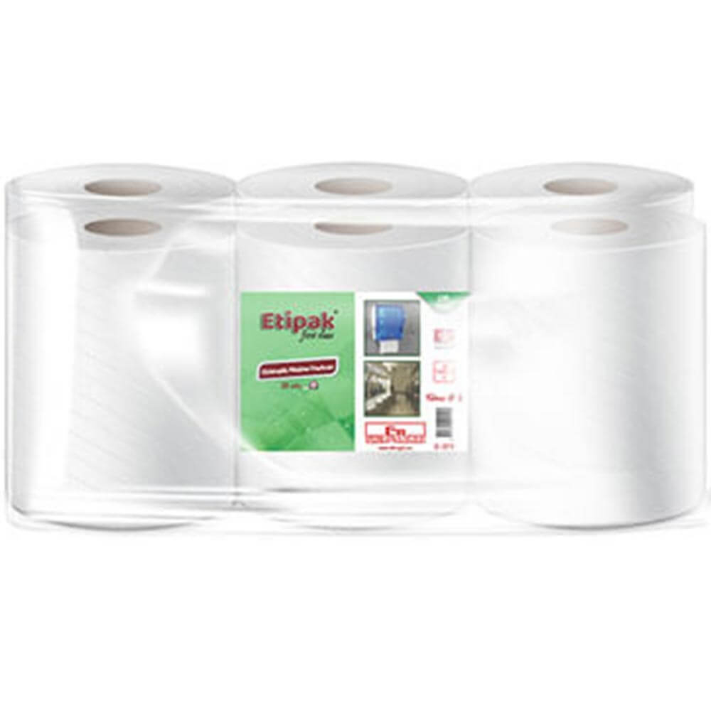 Etipak Otomatik Makine Havlusu 6'Lı Rulo 9 Kg