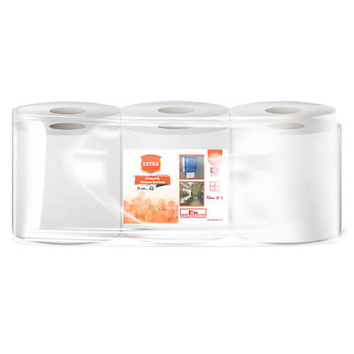 Extra Otomatik Makine Havlusu 6'Lı Rulo 3 Kg