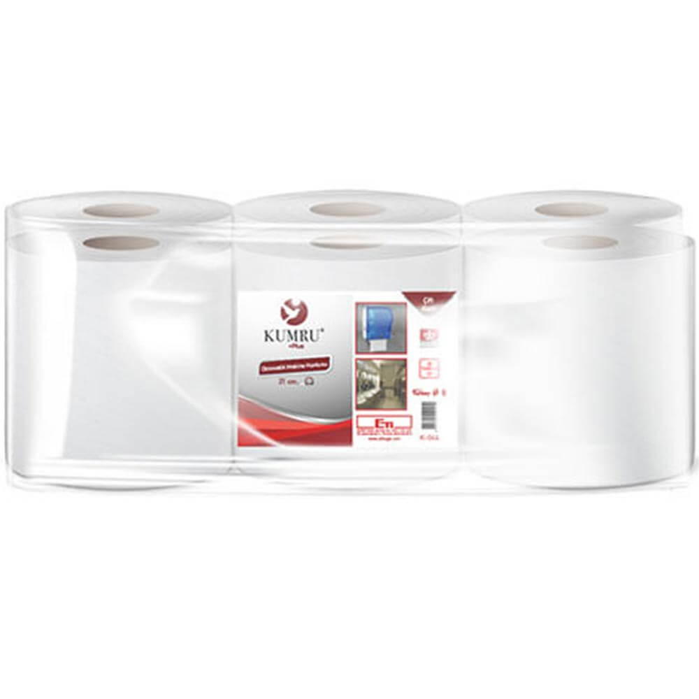 Kumru Plus Otomatik Makine Havlusu 6'Lı 100 Metre 6 Kg