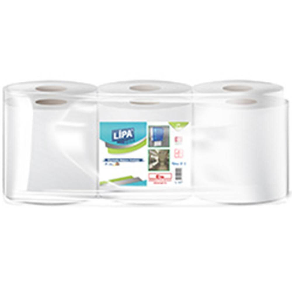 Lipa Extra Otomatik Makine Havlusu 6'Lı Rulo 4.5 Kg
