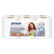 Pinson Premium Jumbo Tuvalet Kağıdı 12'Li Rulo 150 Metre