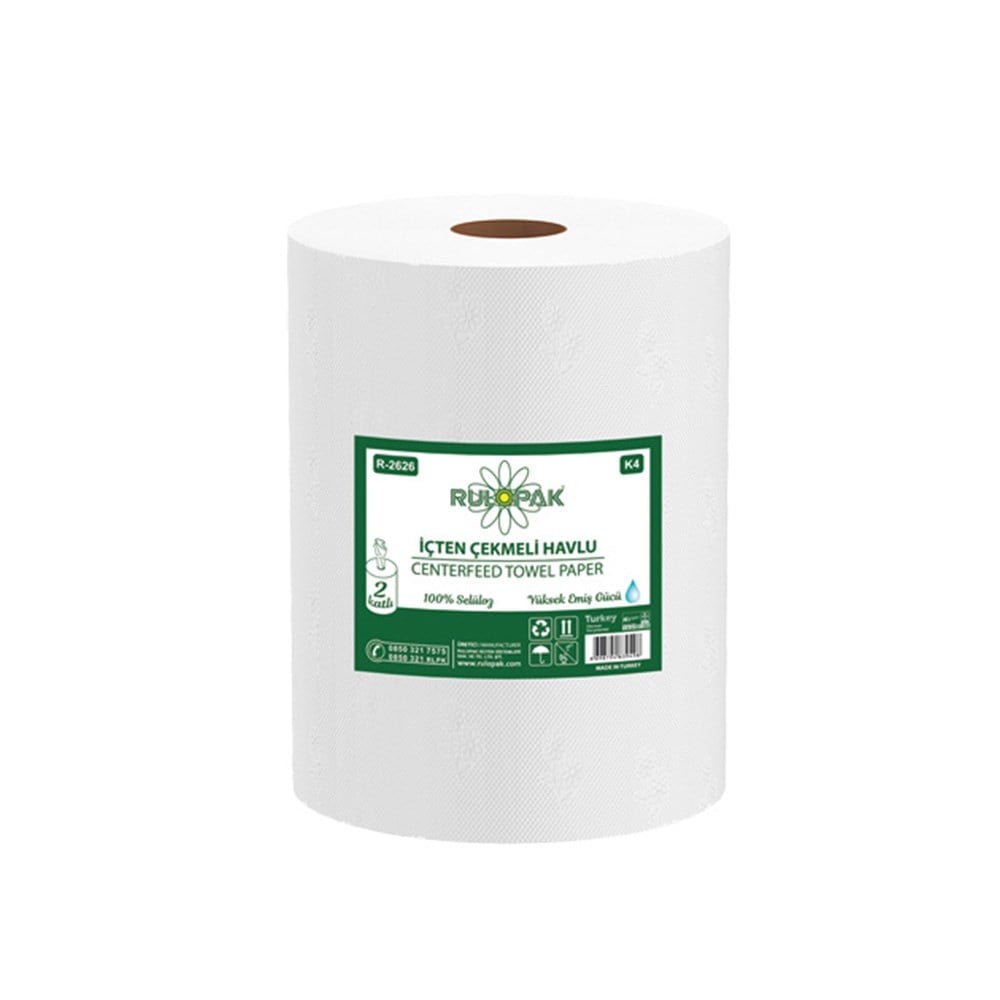 Rulopak İçten Çekme Kağıt Havlu 6'Lı Rulo 4 Kg - Görsel 2