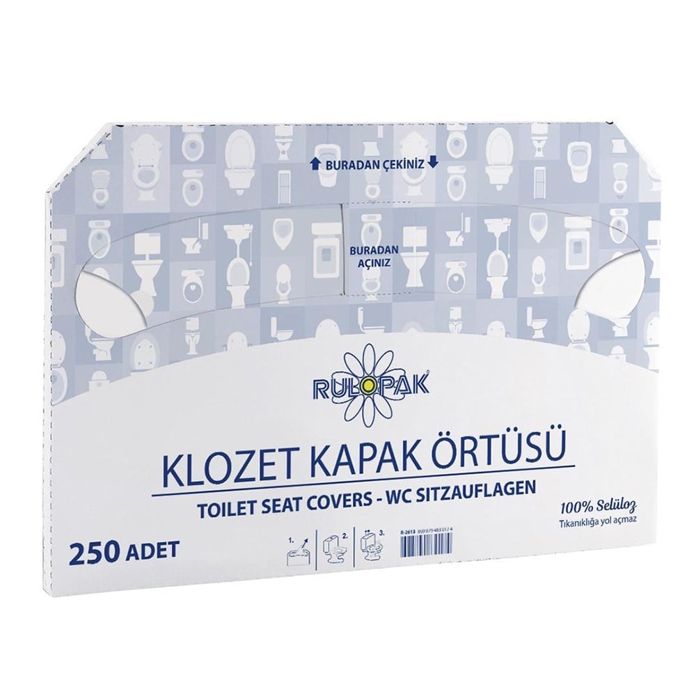 Rulopak Klozet Kapak Örtüsü 20 Paket