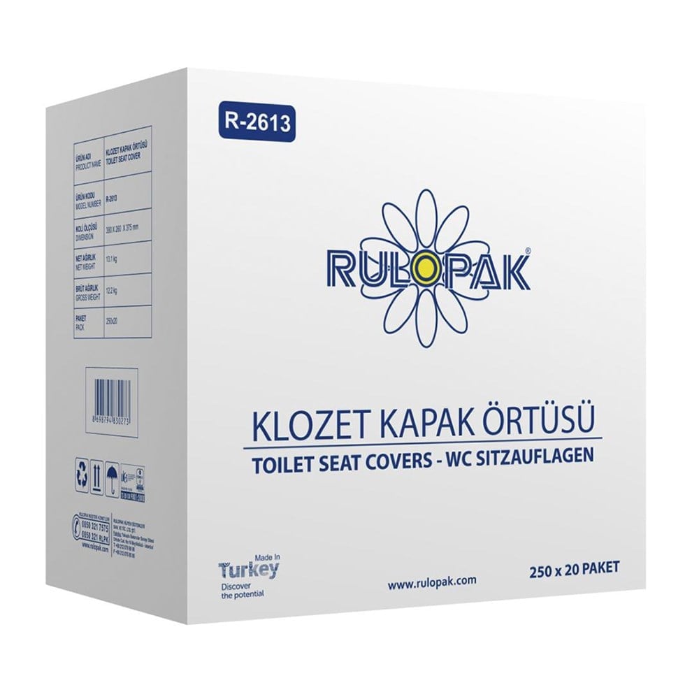 Rulopak Klozet Kapak Örtüsü 20 Paket - Görsel 2
